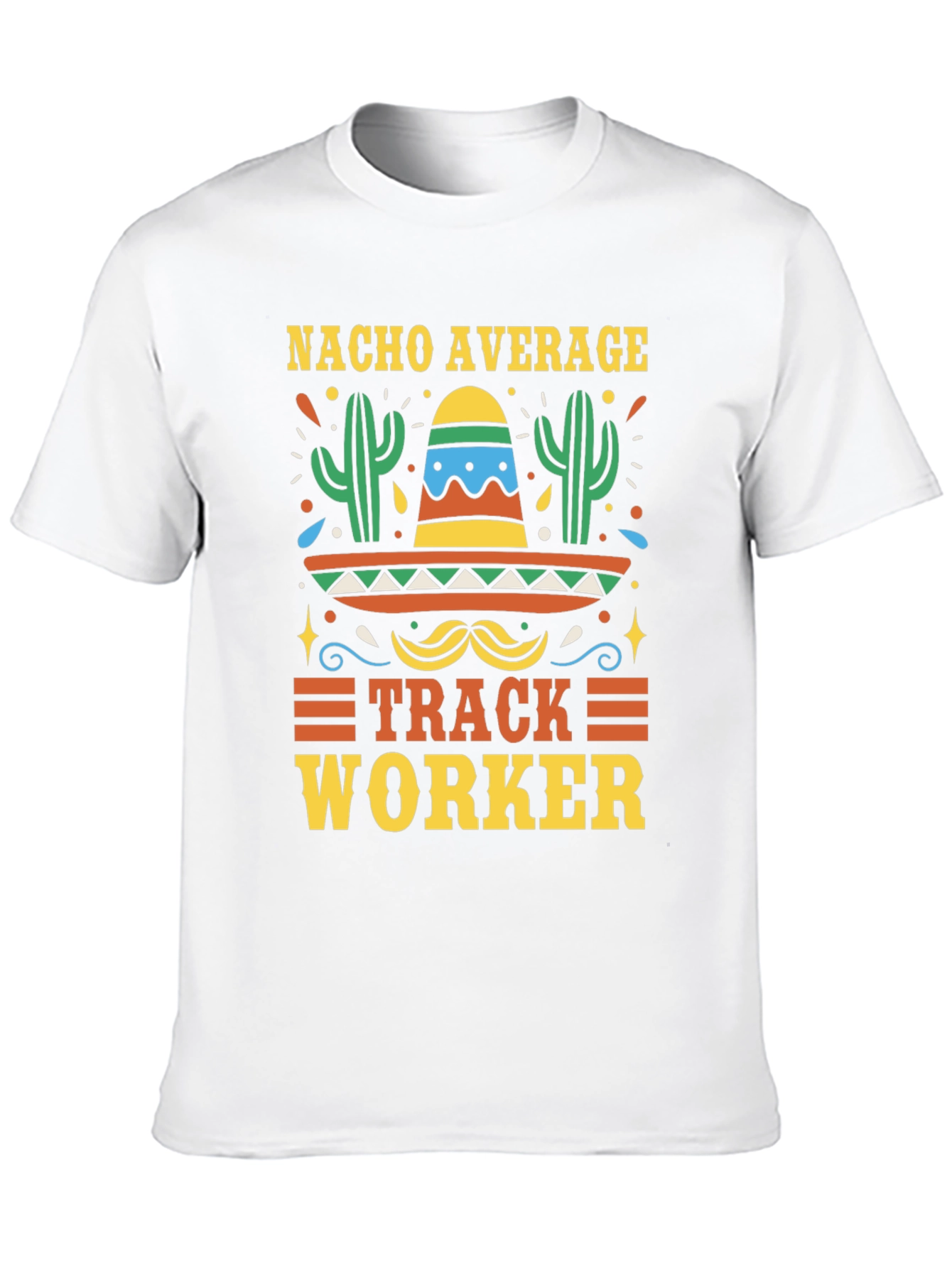 Nacho Average Track Worker Graphic Tee