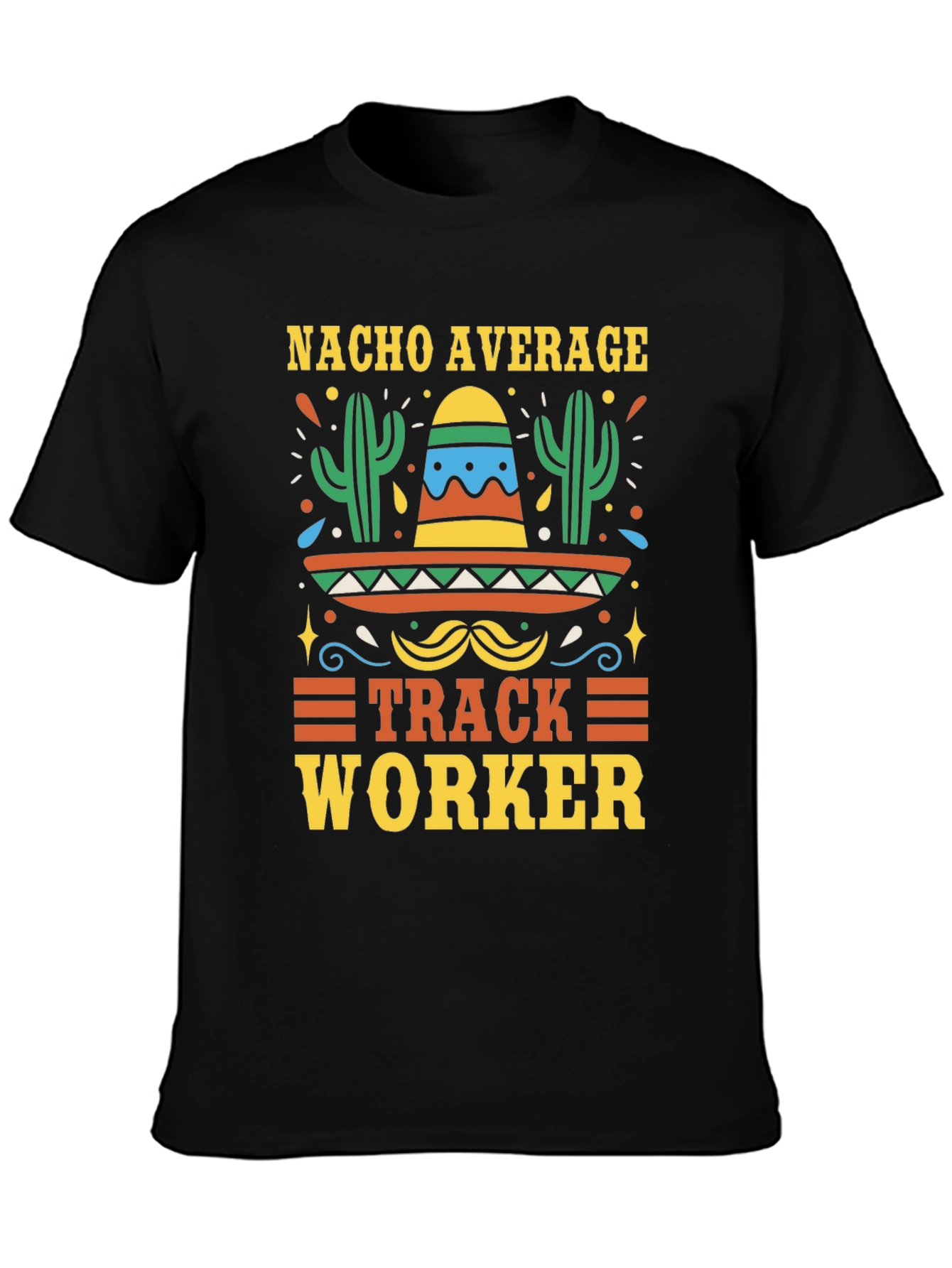 Nacho Average Track Worker Graphic Tee