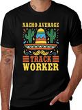 Nacho Average Track Worker Graphic Tee