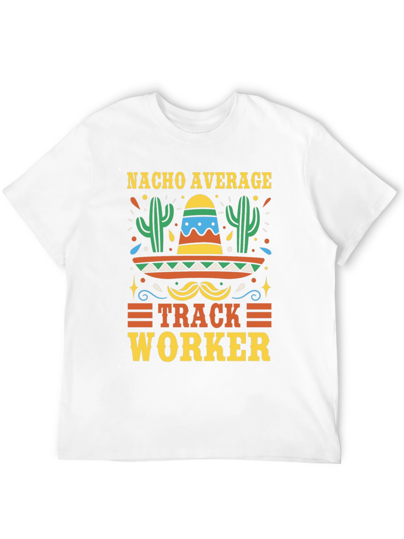 Nacho Average Track Worker Graphic Tee