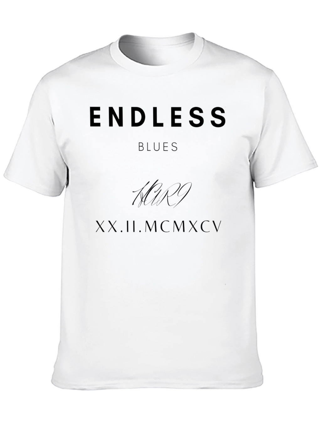 Endless Blues Graphic Print T-Shirt