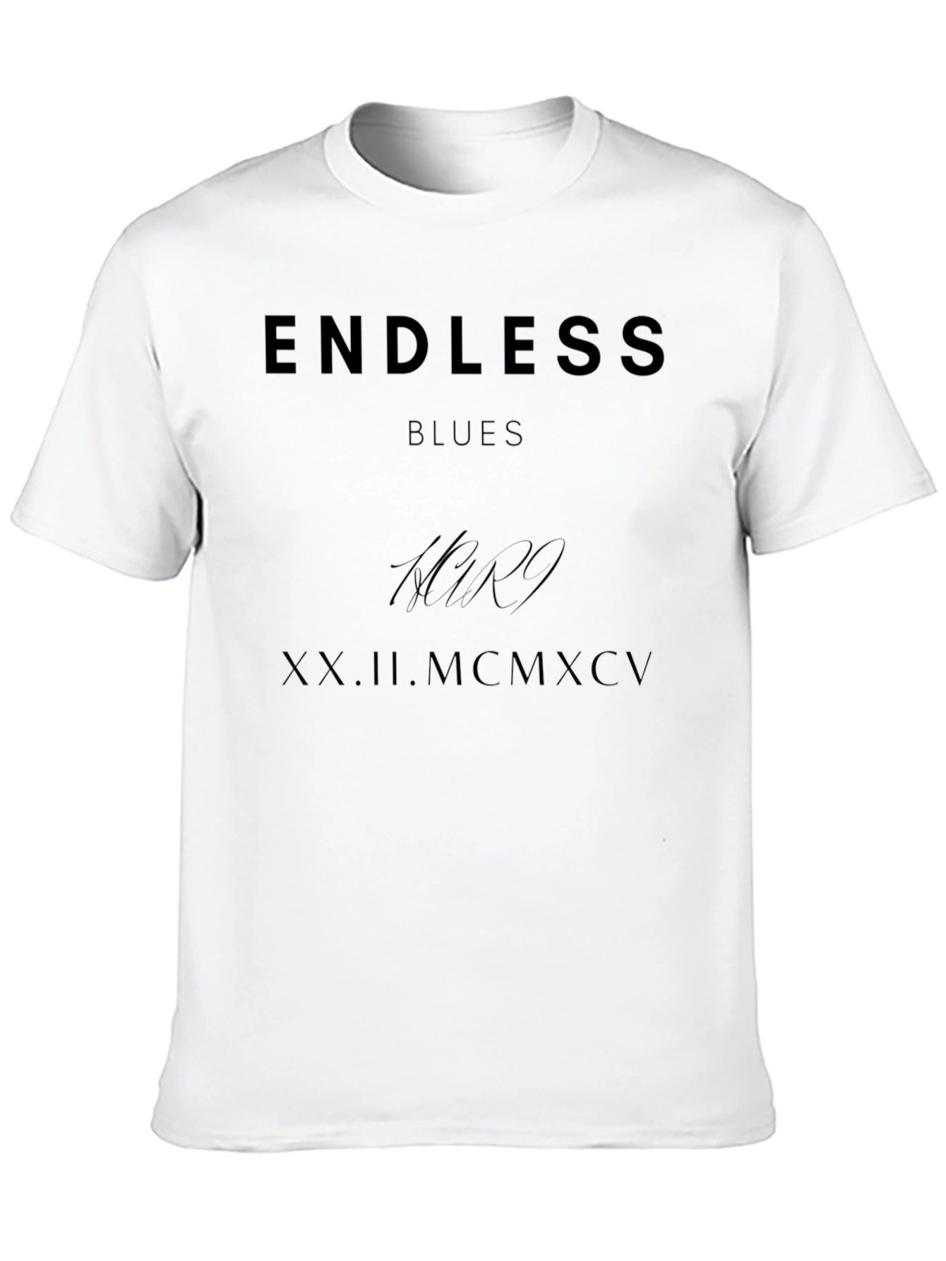 Endless Blues Graphic Print T-Shirt