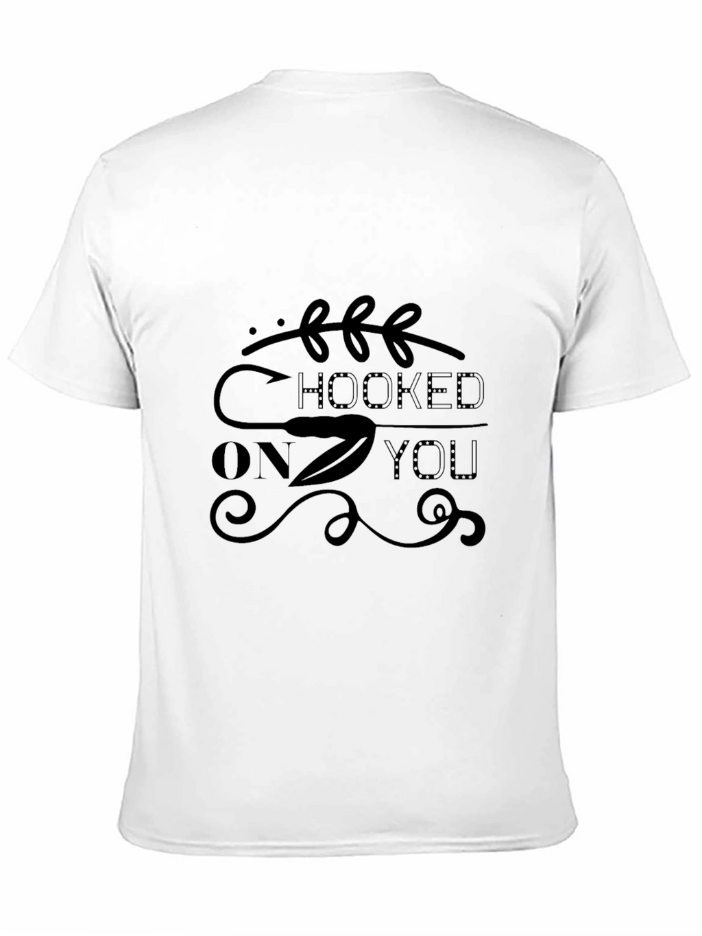 Hooked On You Graphic Tee - Black