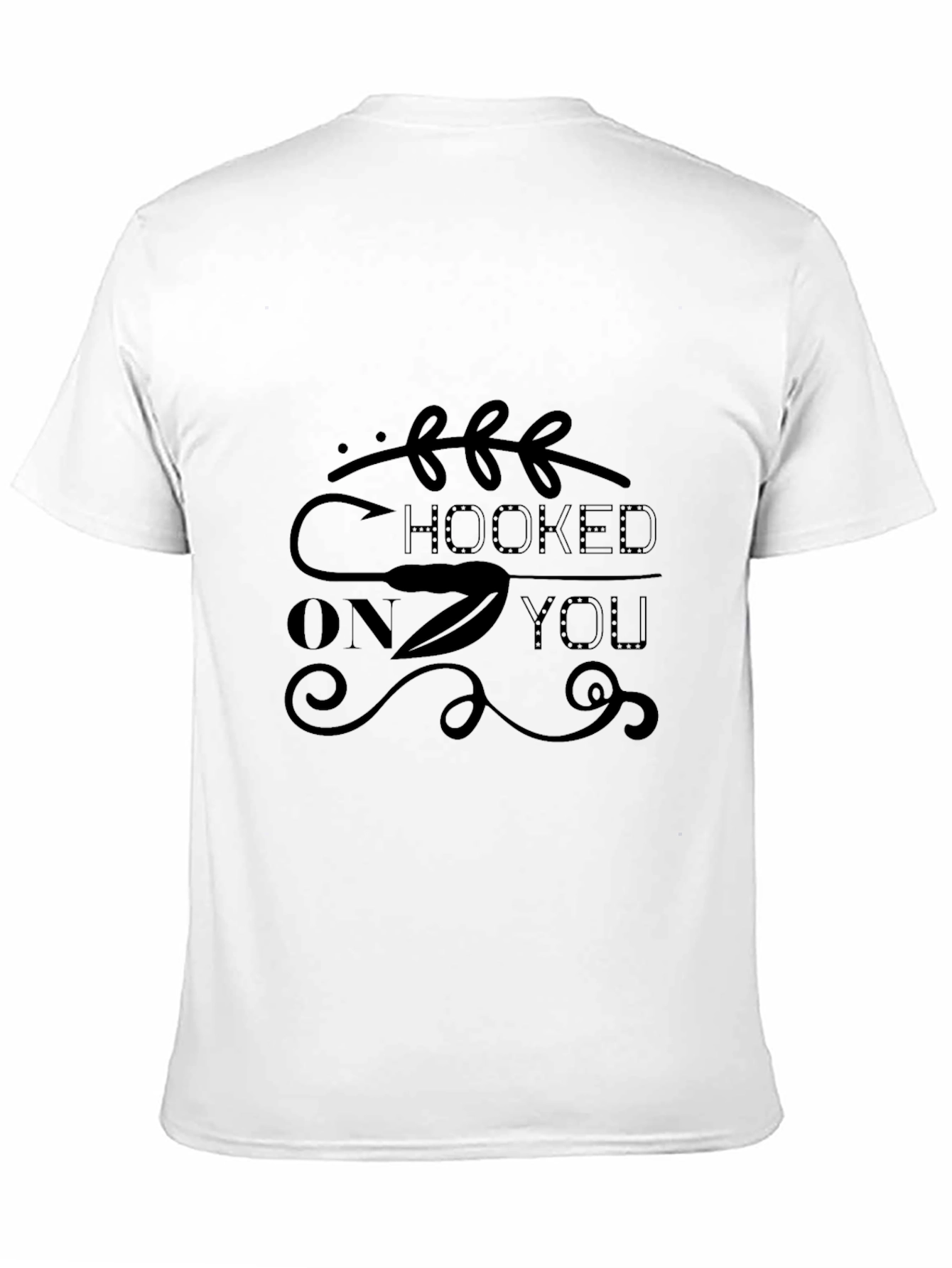 Hooked On You Graphic Tee - Black