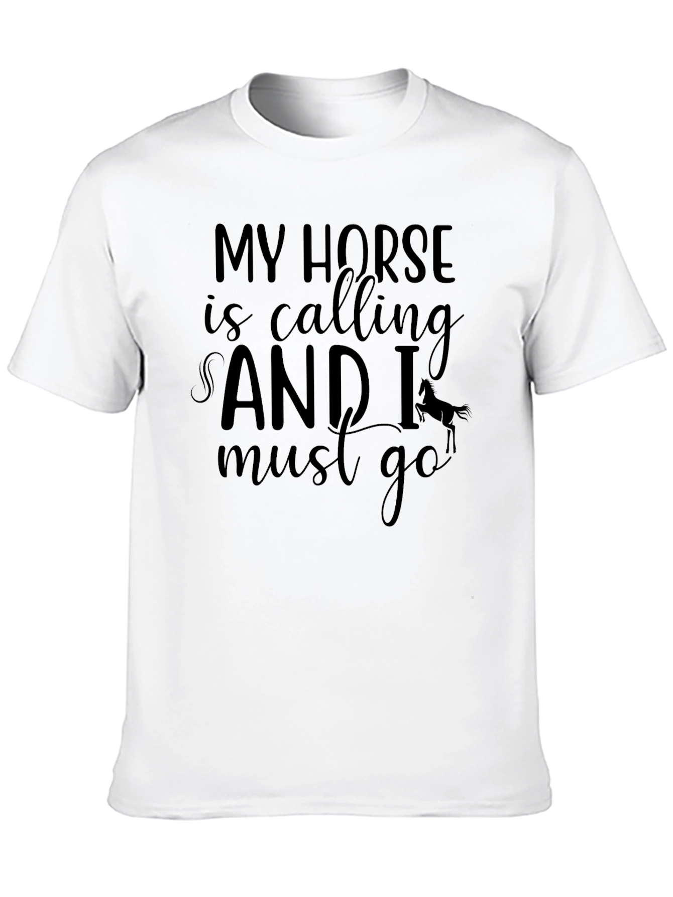 Horse Lovers Tee: My Horse Is Calling T-Shirt