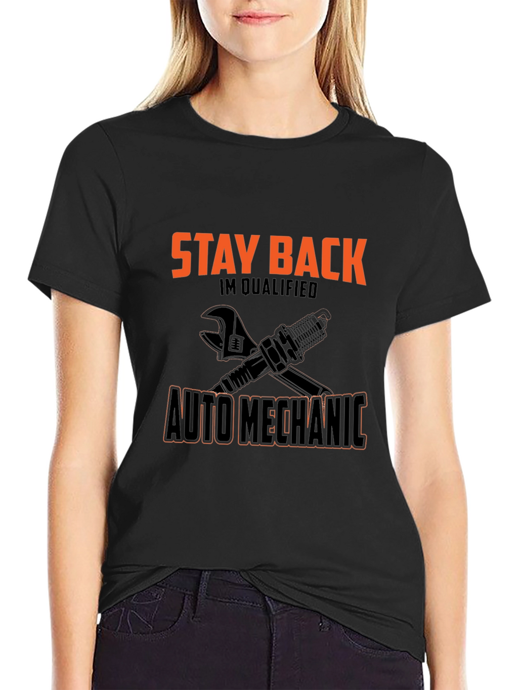 Stay Back Auto Mechanic T-Shirt