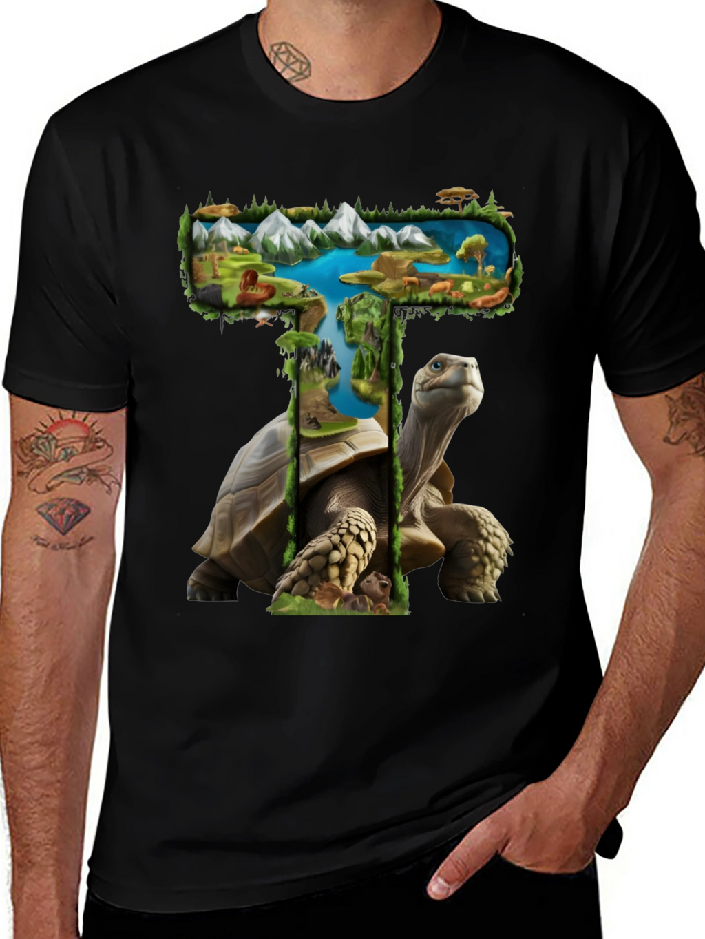 Tortoise T Graphic Tee