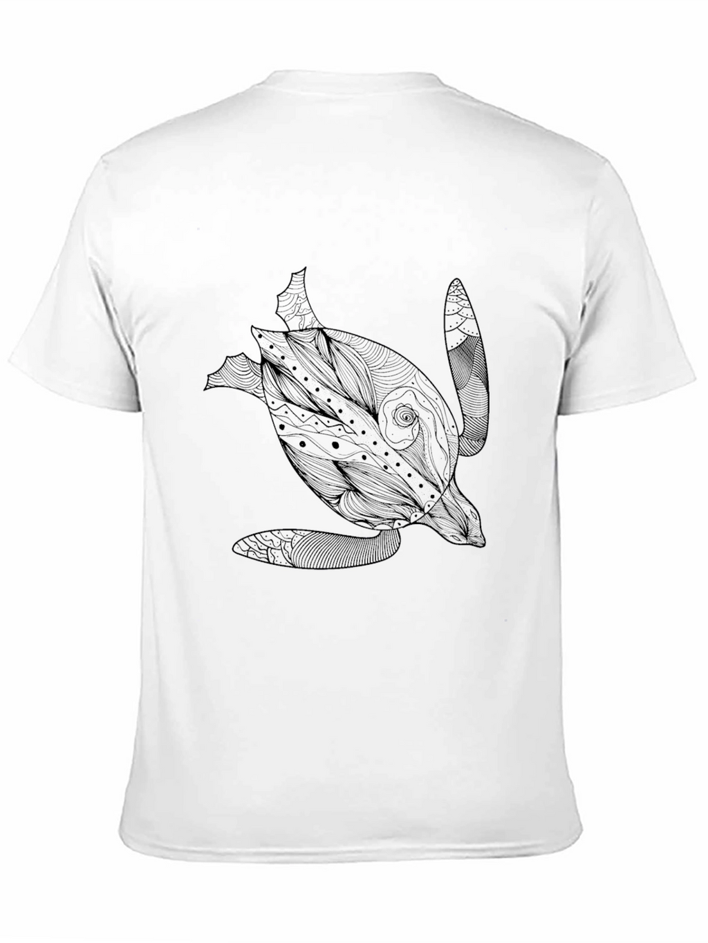 Sea Turtle Graphic Tee - Modern Print