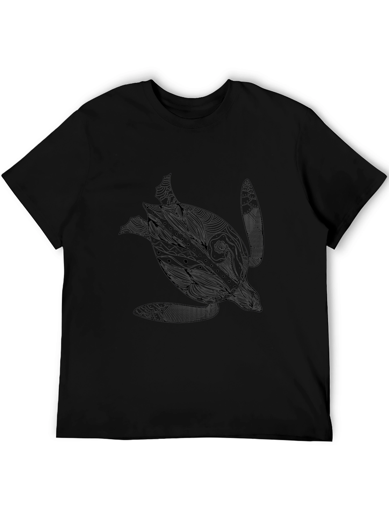 Sea Turtle Graphic Tee - Modern Print