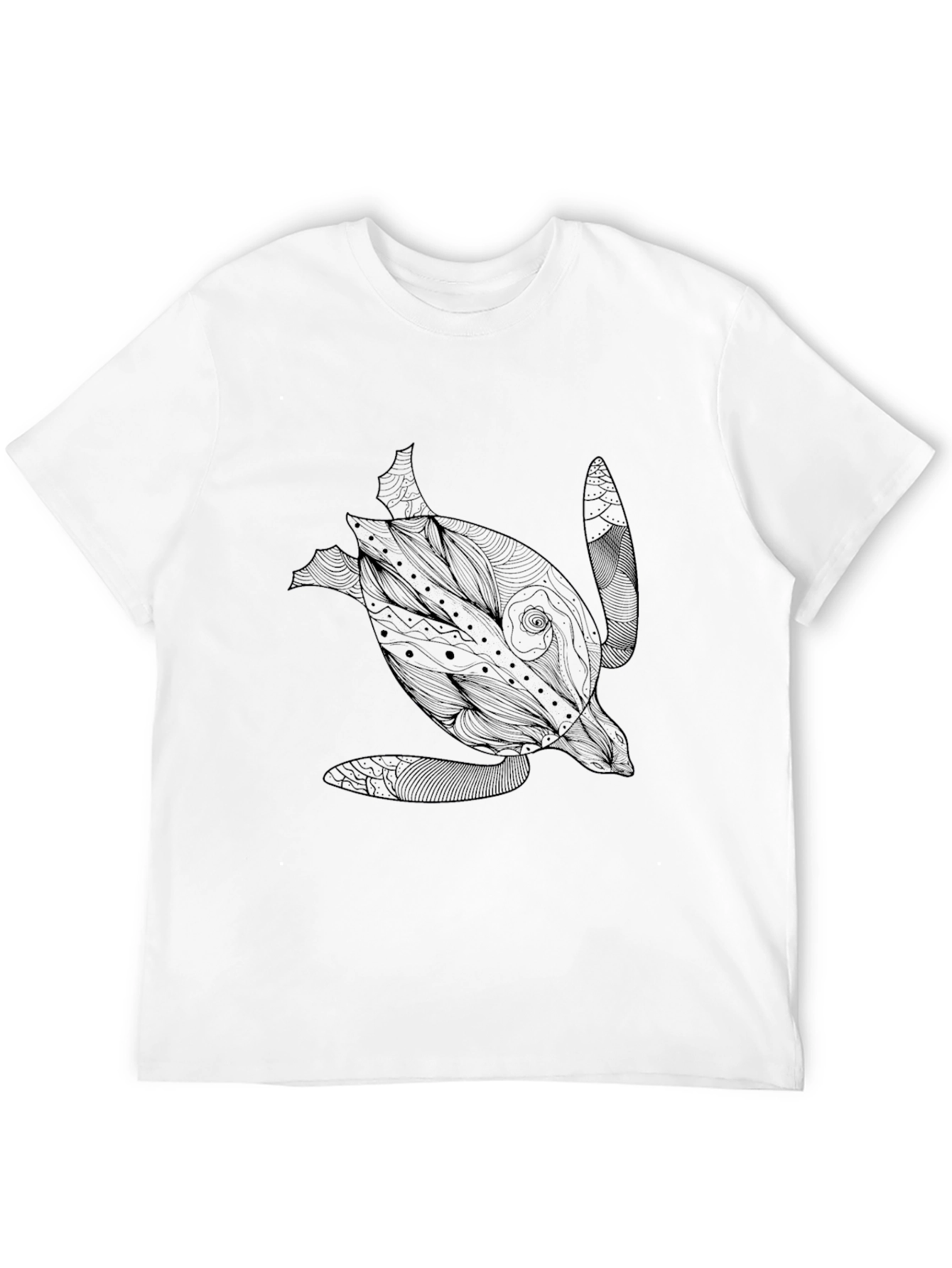Sea Turtle Graphic Tee - Modern Print