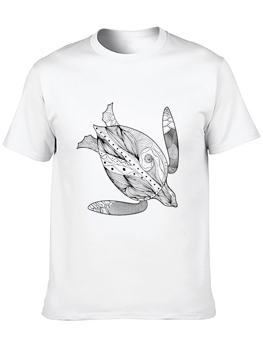 Sea Turtle Graphic Tee - Modern Print