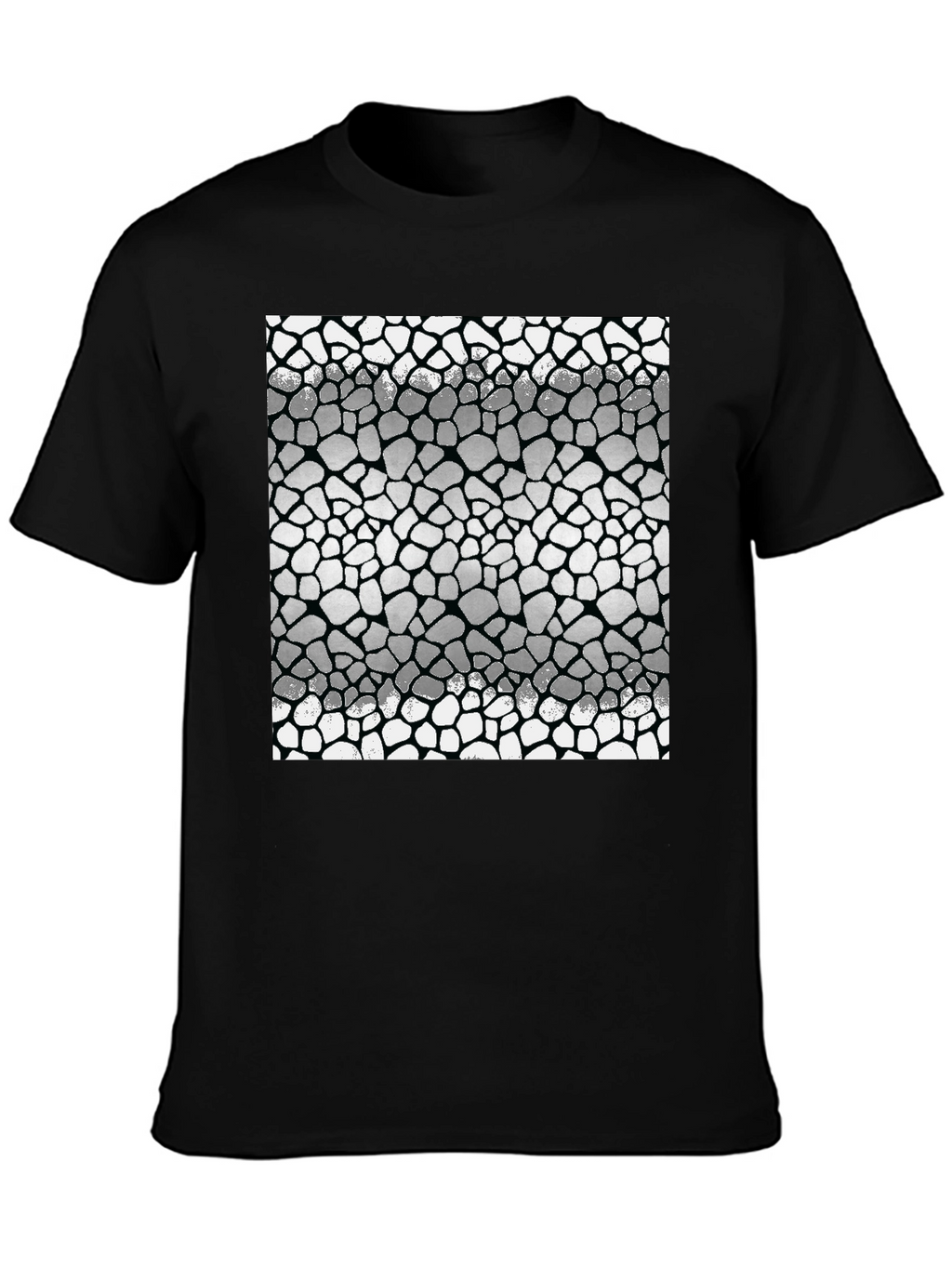 Geometric Tile Pattern Mens T-Shirt