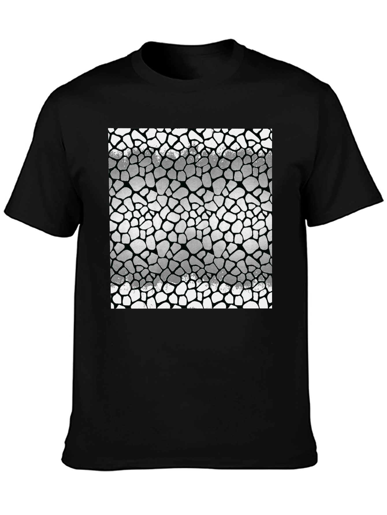 Geometric Tile Pattern Mens T-Shirt