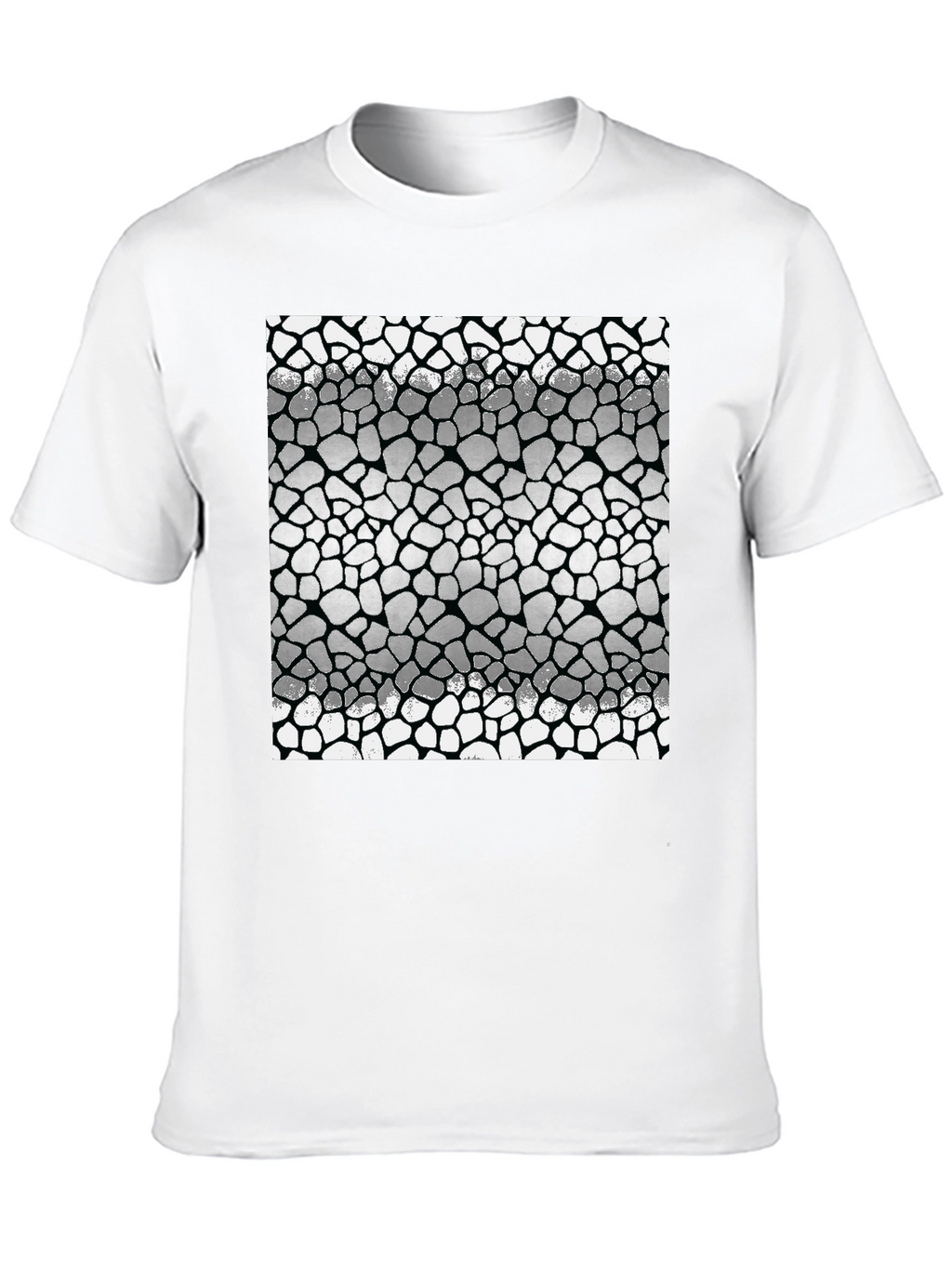 Geometric Tile Pattern Mens T-Shirt