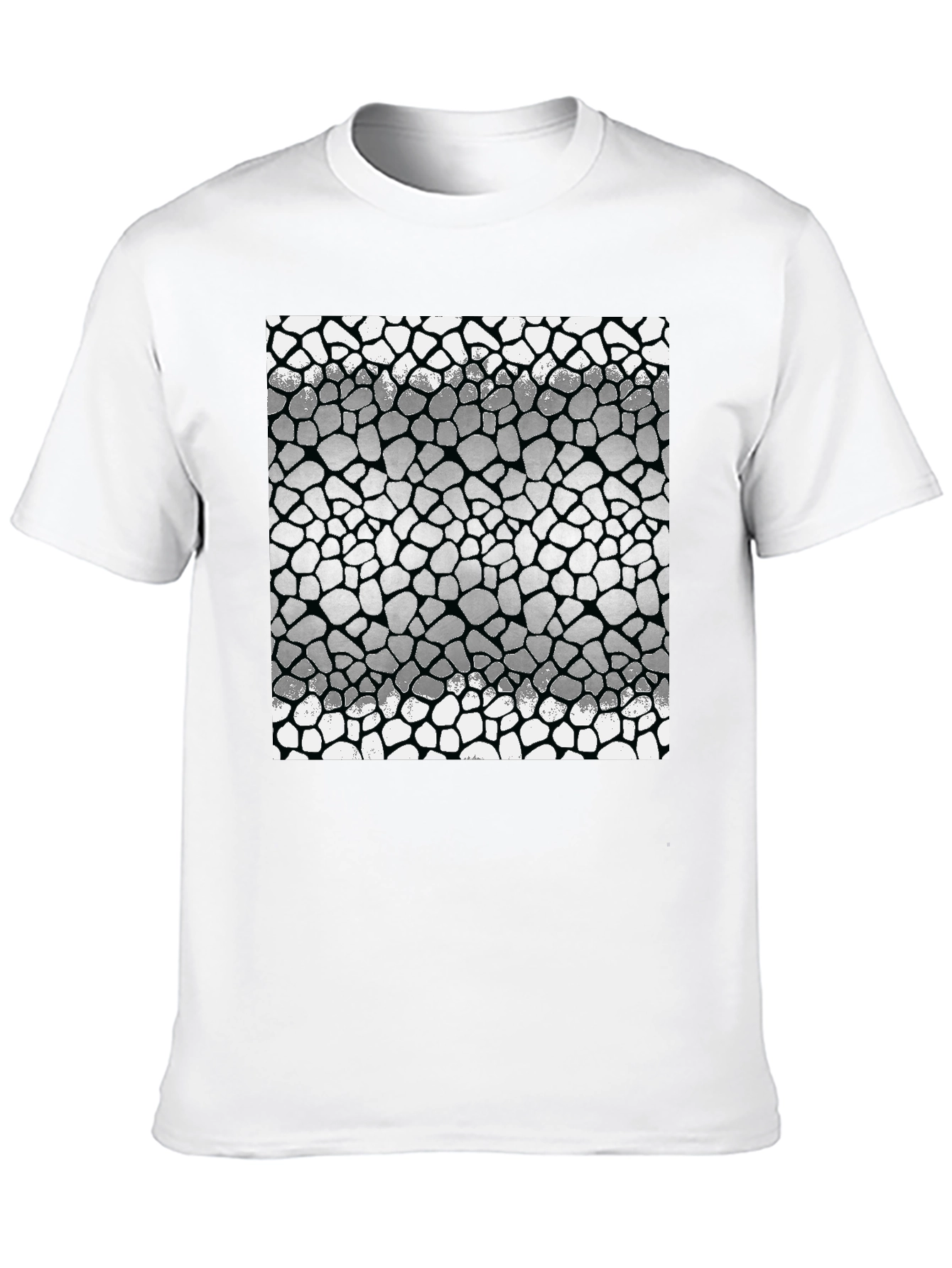 Geometric Tile Pattern Mens T-Shirt