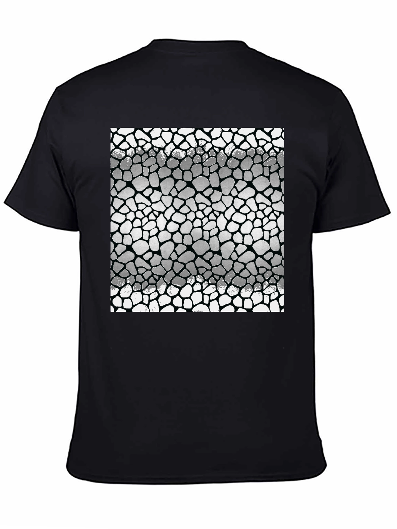 Geometric Tile Pattern Mens T-Shirt