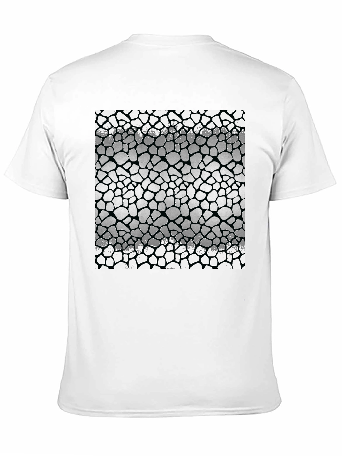 Geometric Tile Pattern Mens T-Shirt