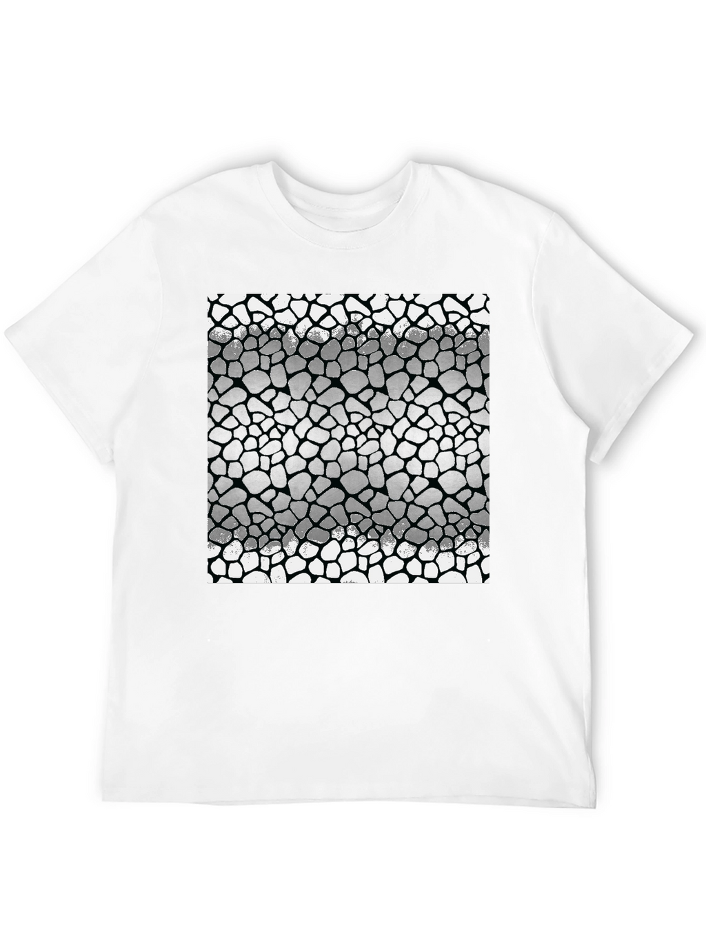 Geometric Tile Pattern Mens T-Shirt