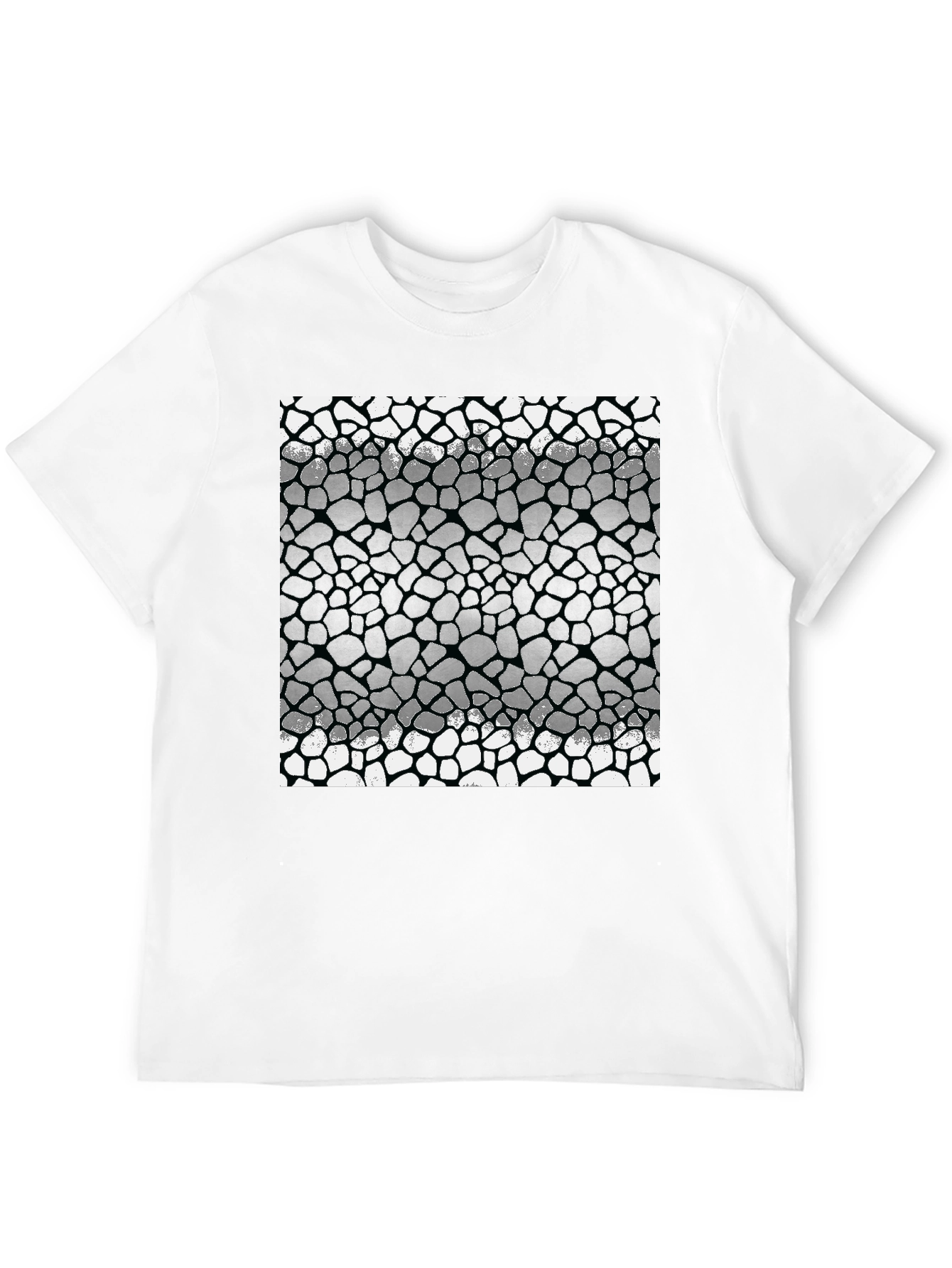 Geometric Tile Pattern Mens T-Shirt