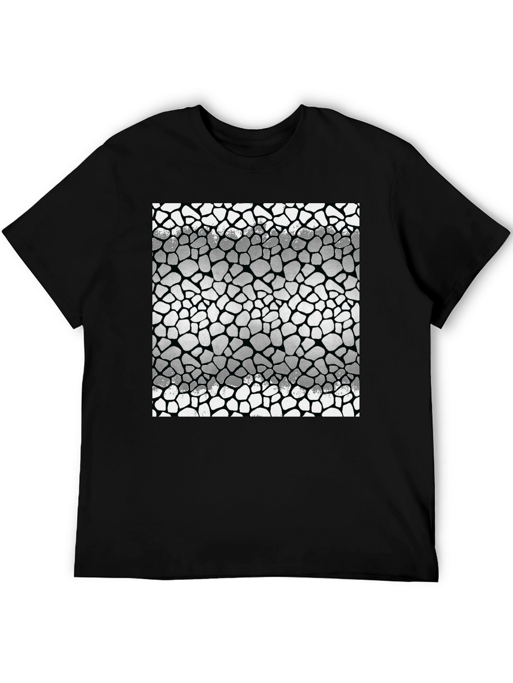 Geometric Tile Pattern Mens T-Shirt