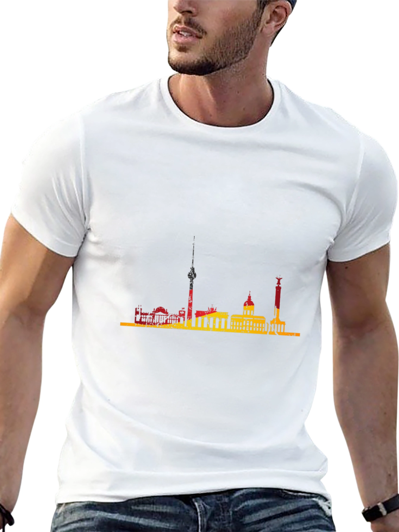 Berlin Skyline Graphic Tee - Black T-Shirt