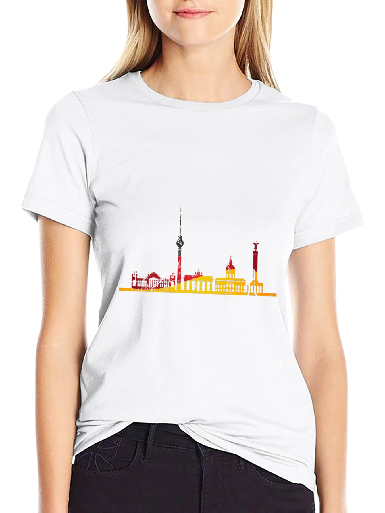 Berlin Skyline Graphic Tee - Black T-Shirt