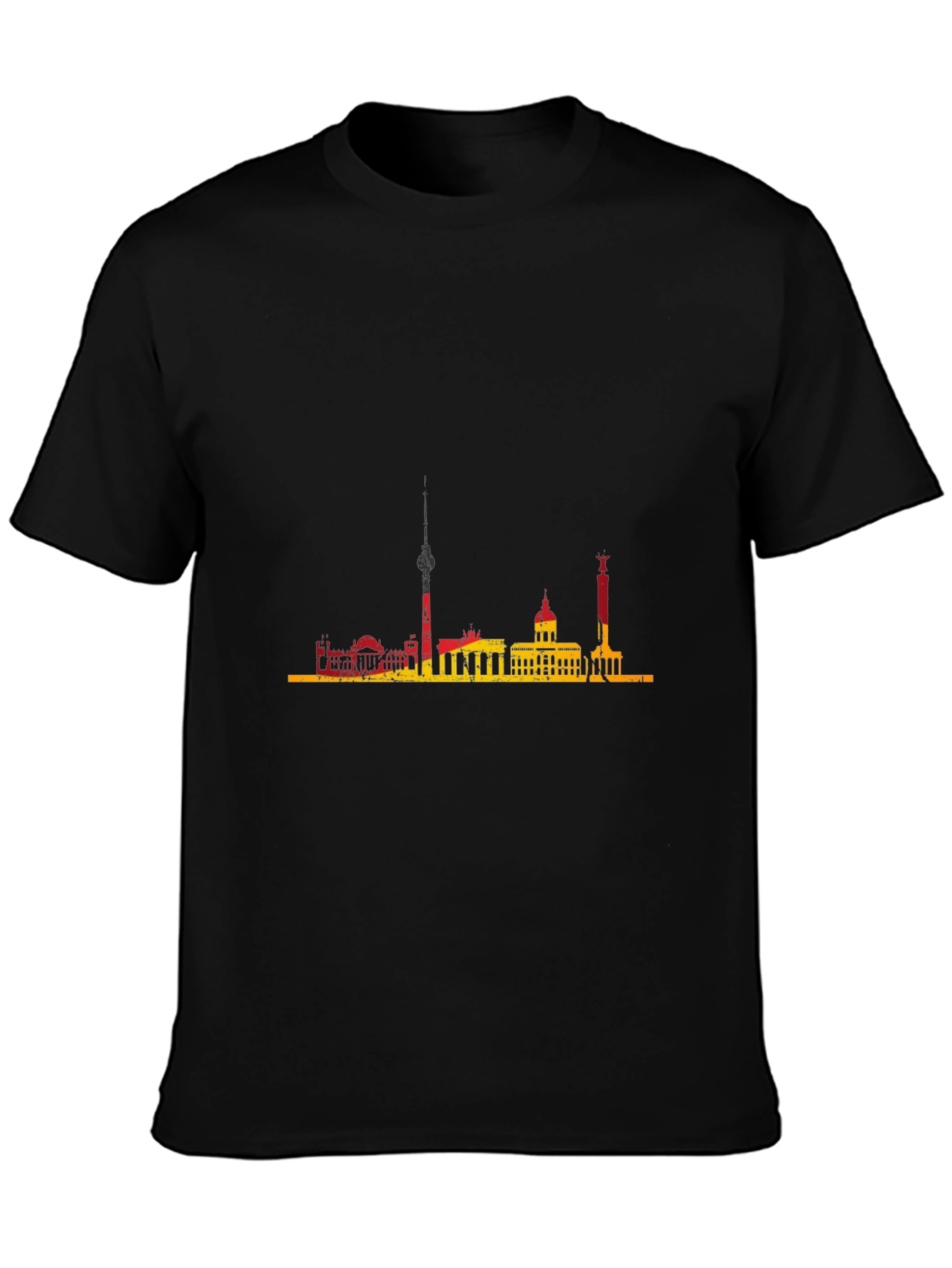Berlin Skyline Graphic Tee - Black T-Shirt