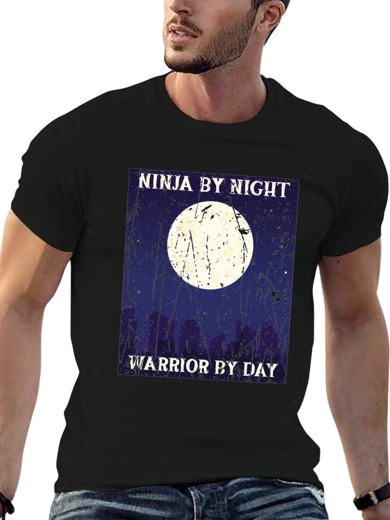 Ninja by Night Warrior by Day T-Shirt