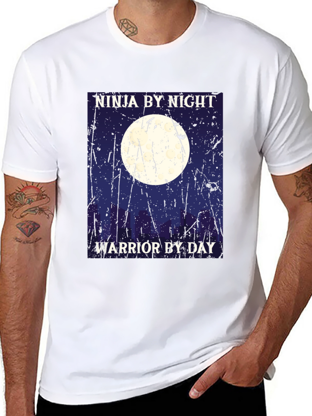 Ninja by Night Warrior by Day T-Shirt