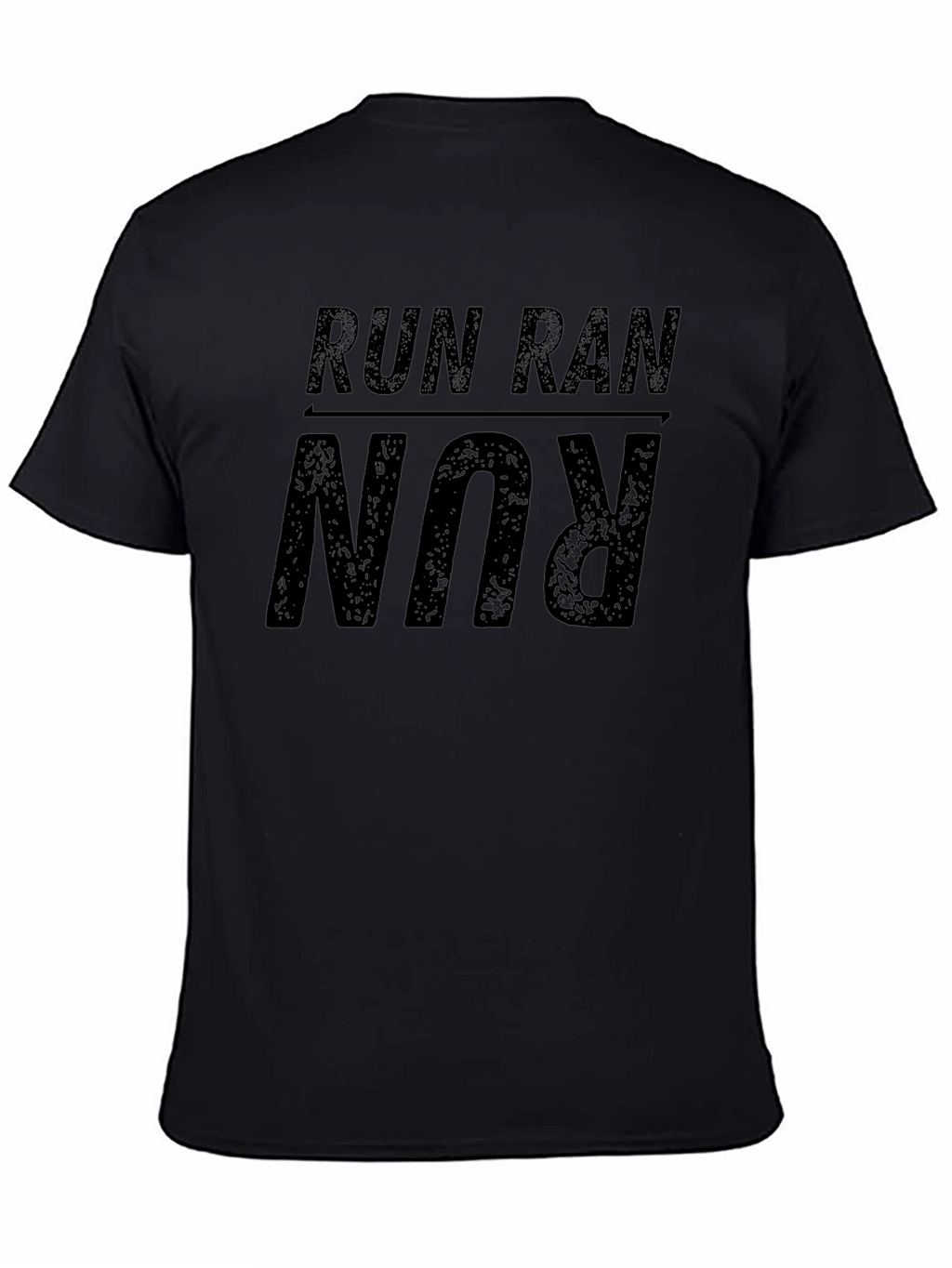 Run Ran Run T-Shirt - Black Casual Wear