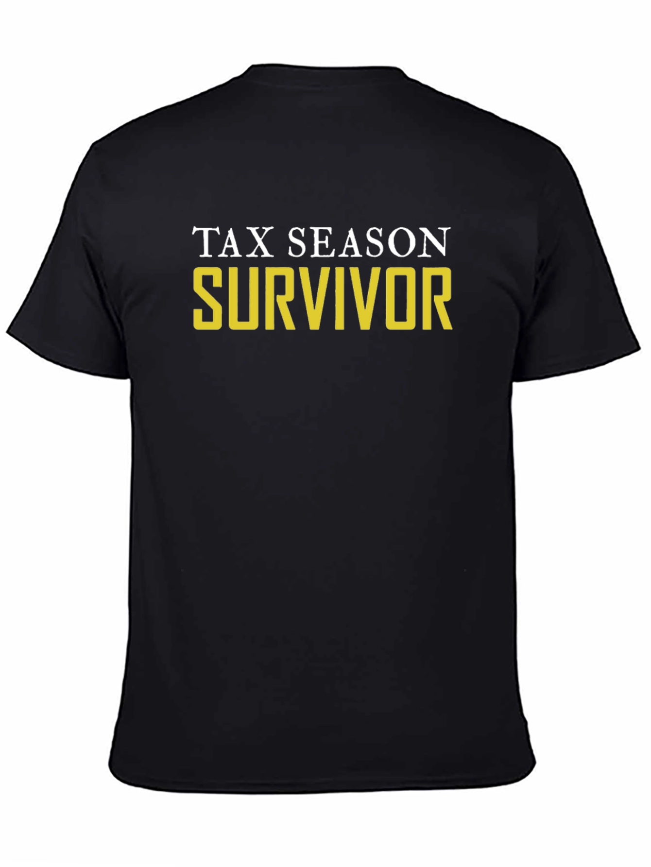 Tax Season Survivor T-Shirt - Black