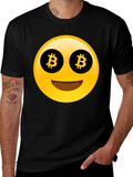 Bitcoin Emoji T-Shirt - Crypto Enthusiast Apparel