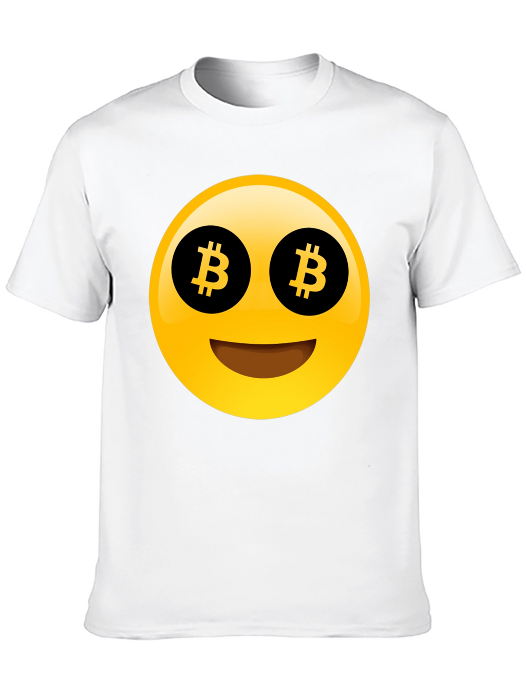 Bitcoin Emoji T-Shirt - Crypto Enthusiast Apparel