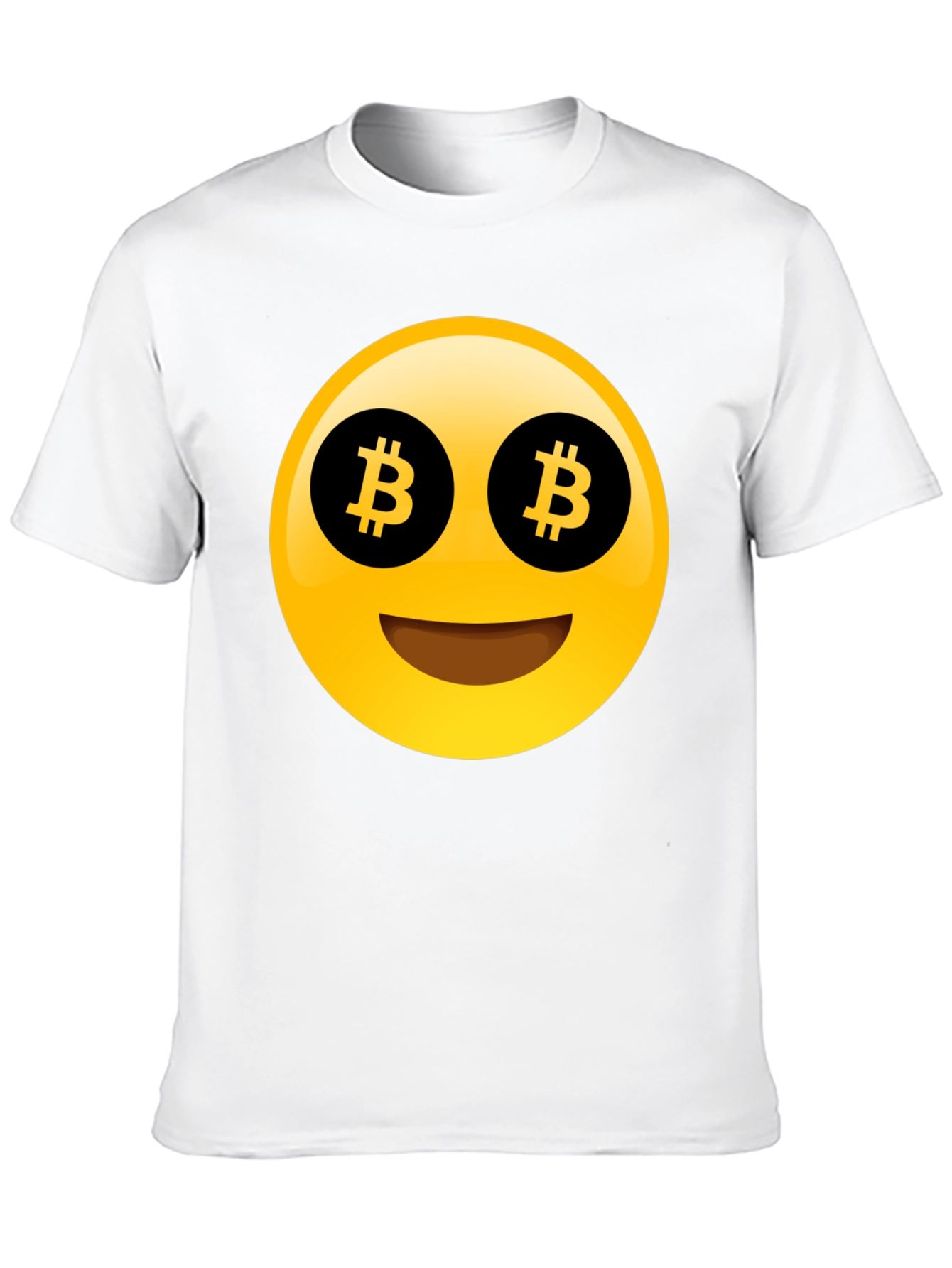 Bitcoin Emoji T-Shirt - Crypto Enthusiast Apparel