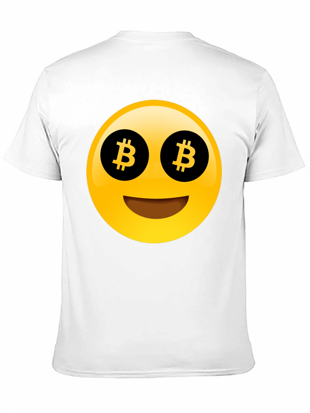 Bitcoin Emoji T-Shirt - Crypto Enthusiast Apparel