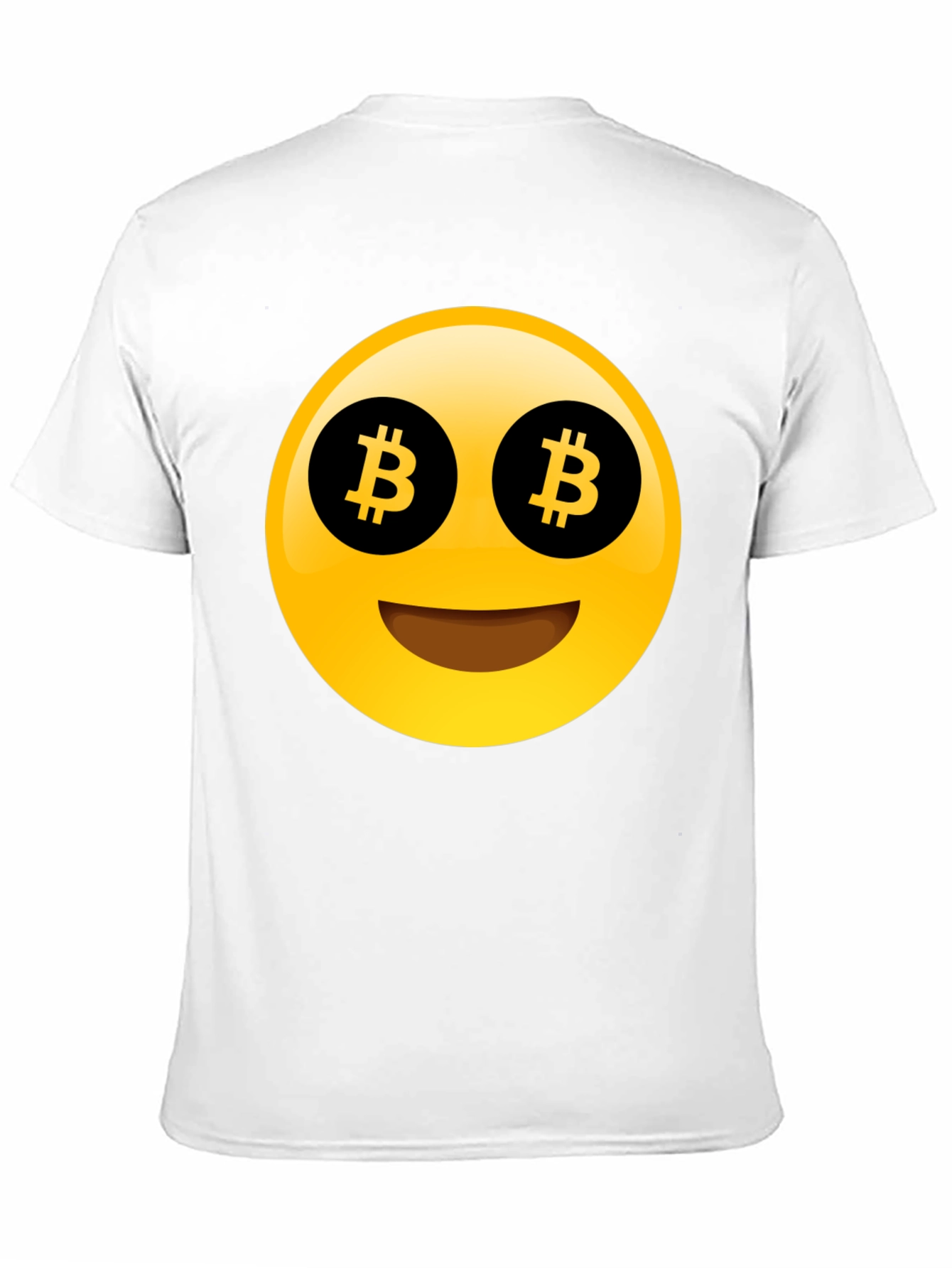 Bitcoin Emoji T-Shirt - Crypto Enthusiast Apparel