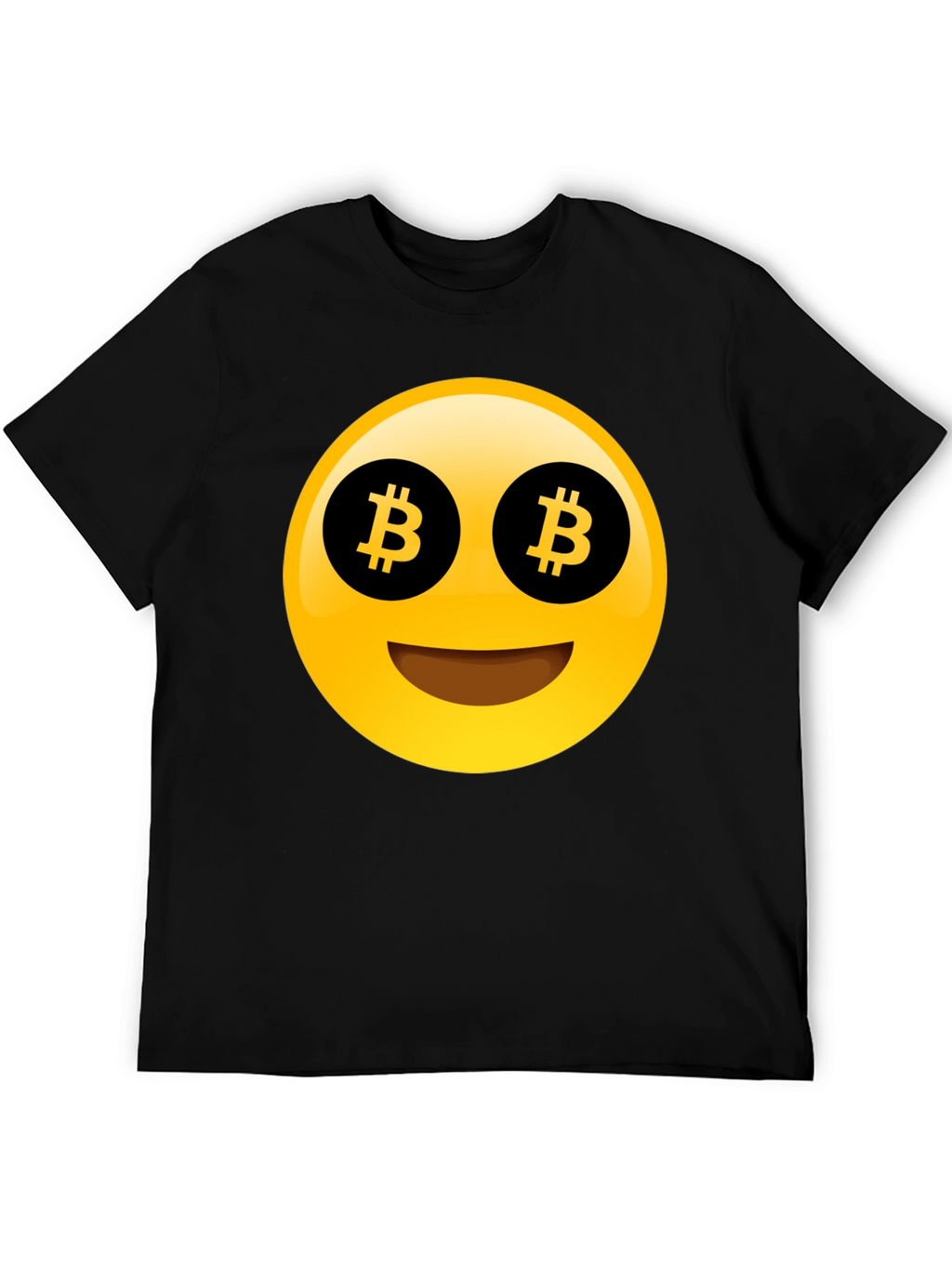 Bitcoin Emoji T-Shirt - Crypto Enthusiast Apparel