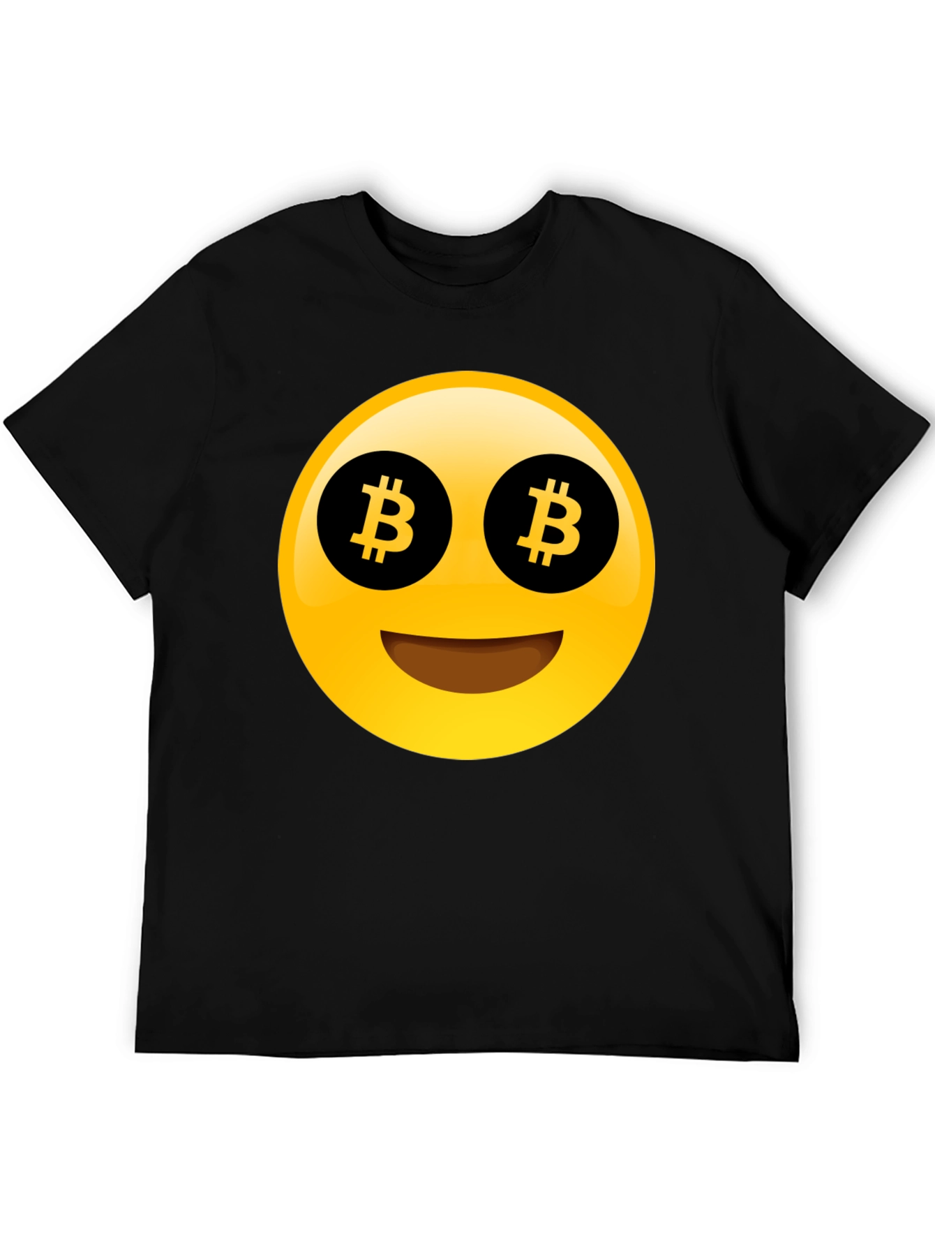 Bitcoin Emoji T-Shirt - Crypto Enthusiast Apparel