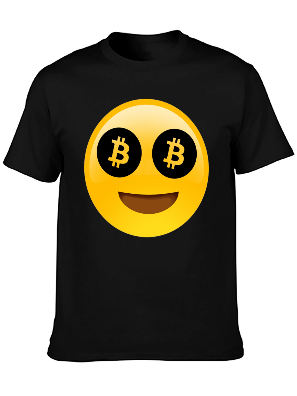 Bitcoin Emoji T-Shirt - Crypto Enthusiast Apparel