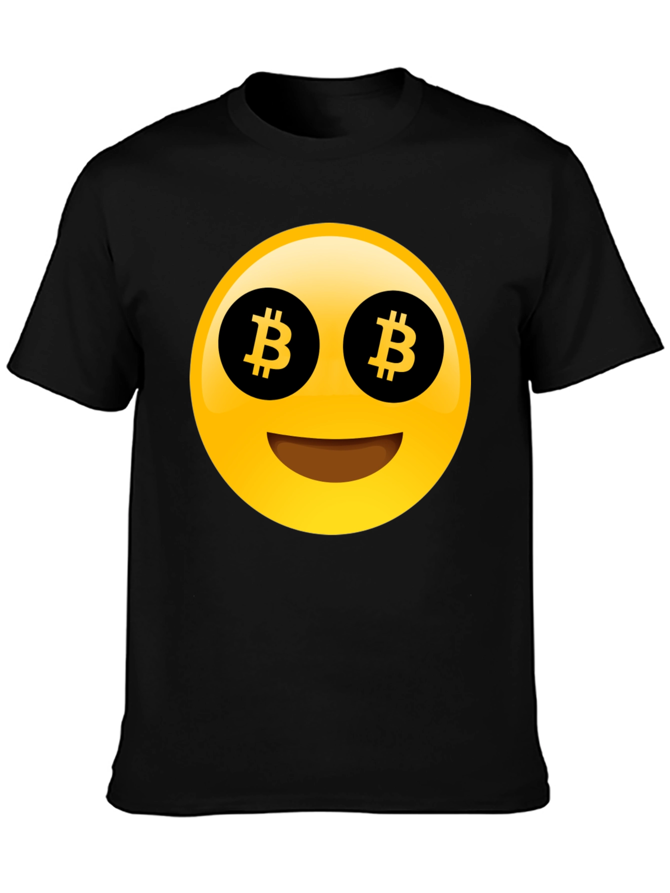 Bitcoin Emoji T-Shirt - Crypto Enthusiast Apparel