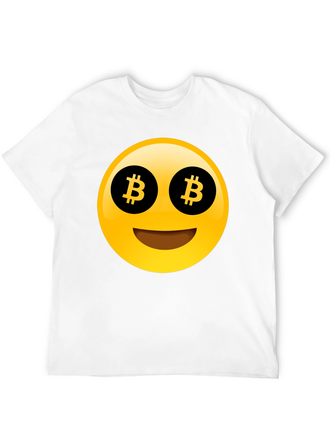 Bitcoin Emoji T-Shirt - Crypto Enthusiast Apparel