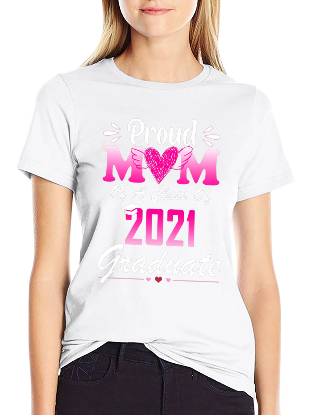 Proud Mom Class of 2021 Graduate T-Shirt
