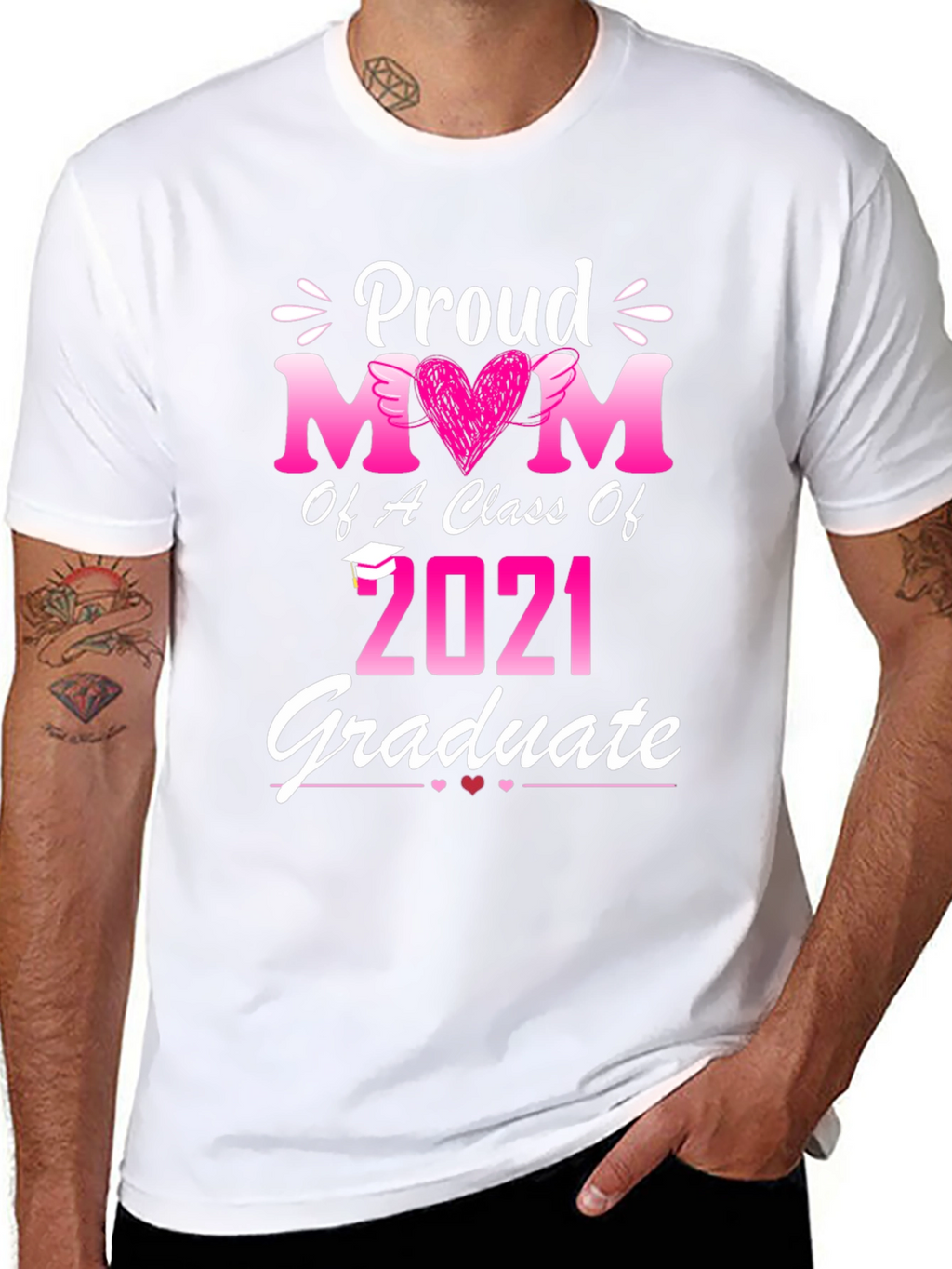Proud Mom Class of 2021 Graduate T-Shirt