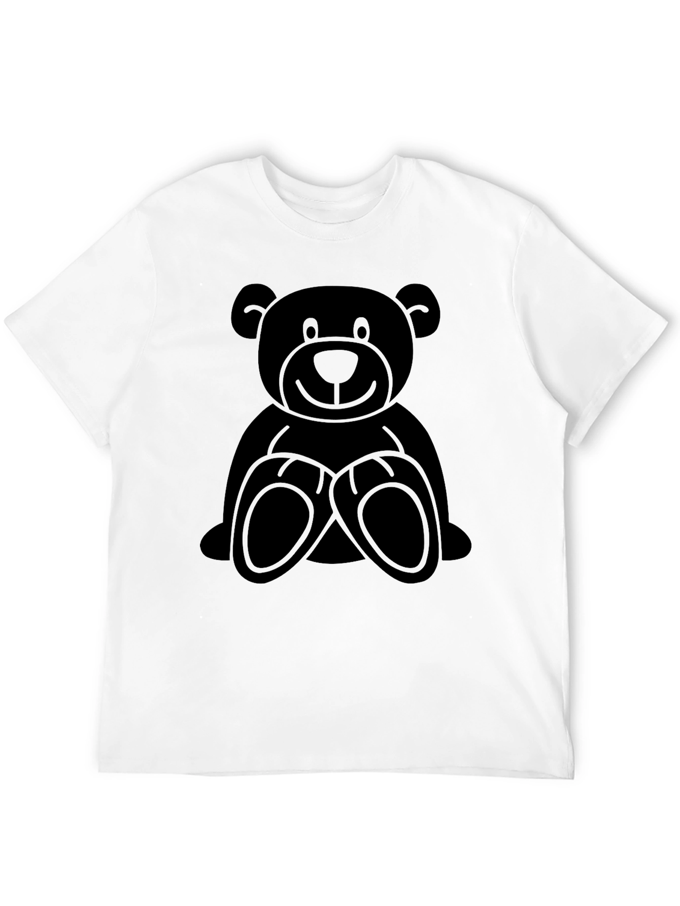 Black Bear Graphic T-Shirt - Casual Style