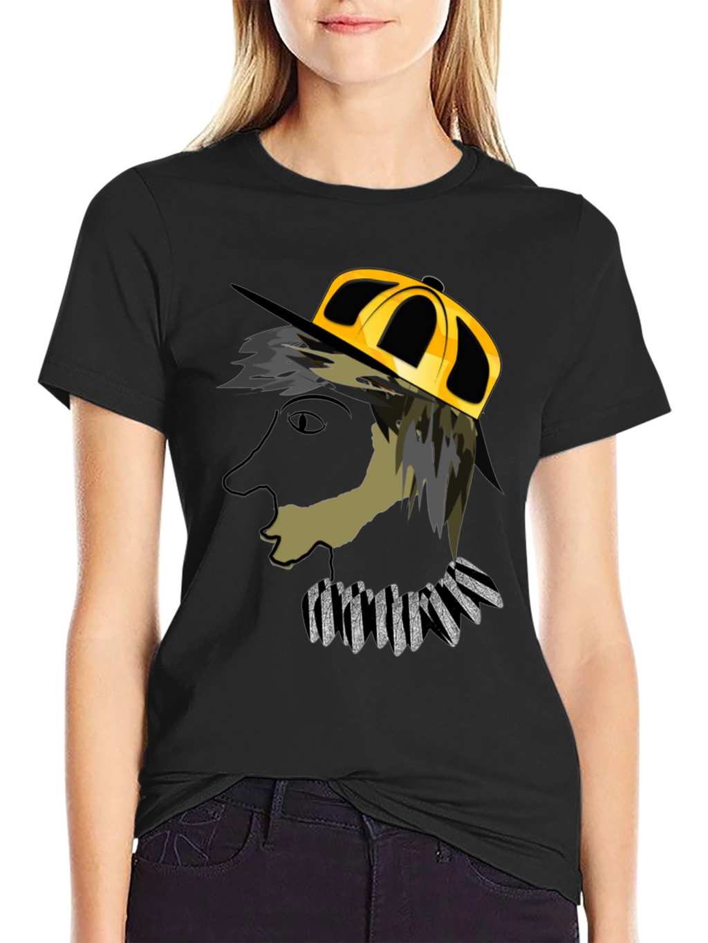 King Graphic Black T-Shirt