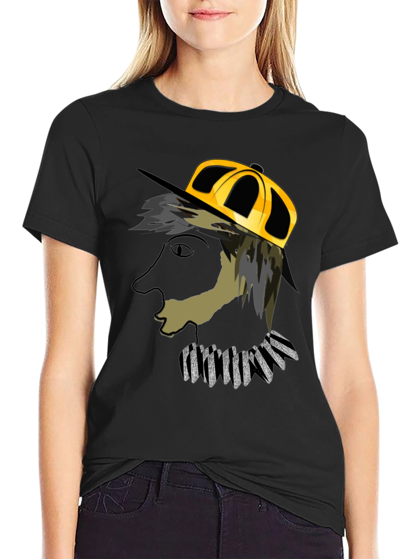 King Graphic Black T-Shirt