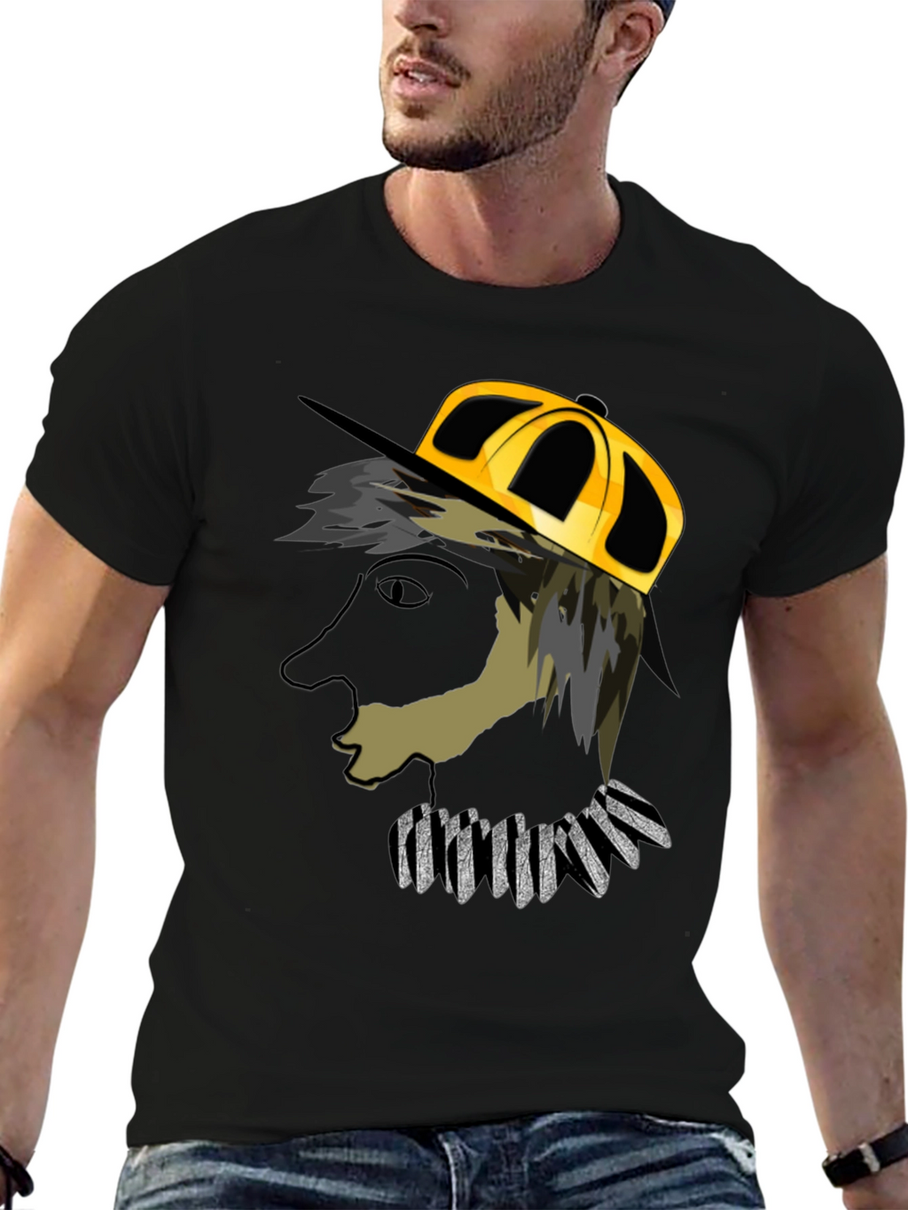 King Graphic Black T-Shirt