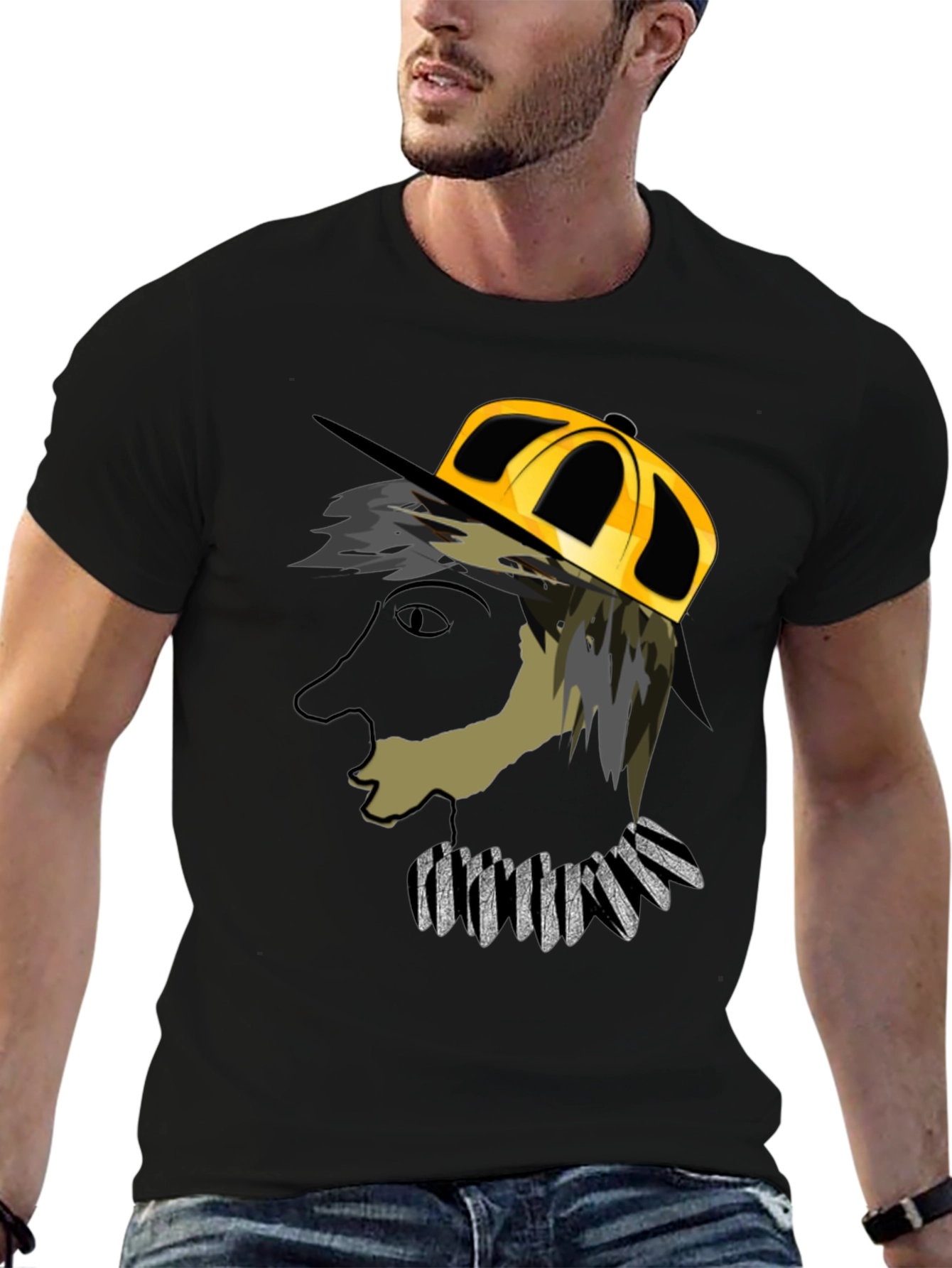 King Graphic Black T-Shirt