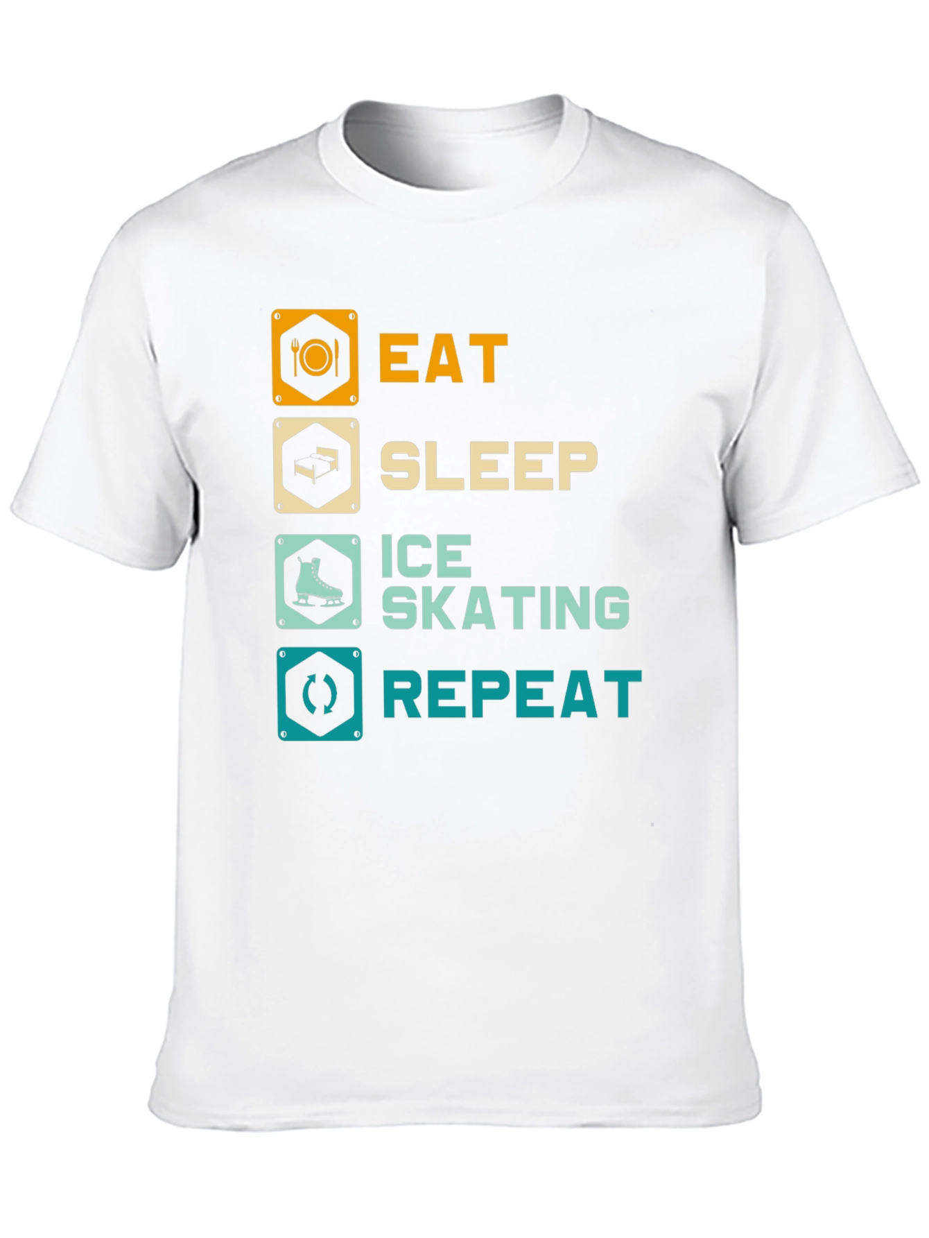 Eat Sleep Ice Skating Repeat T-Shirt