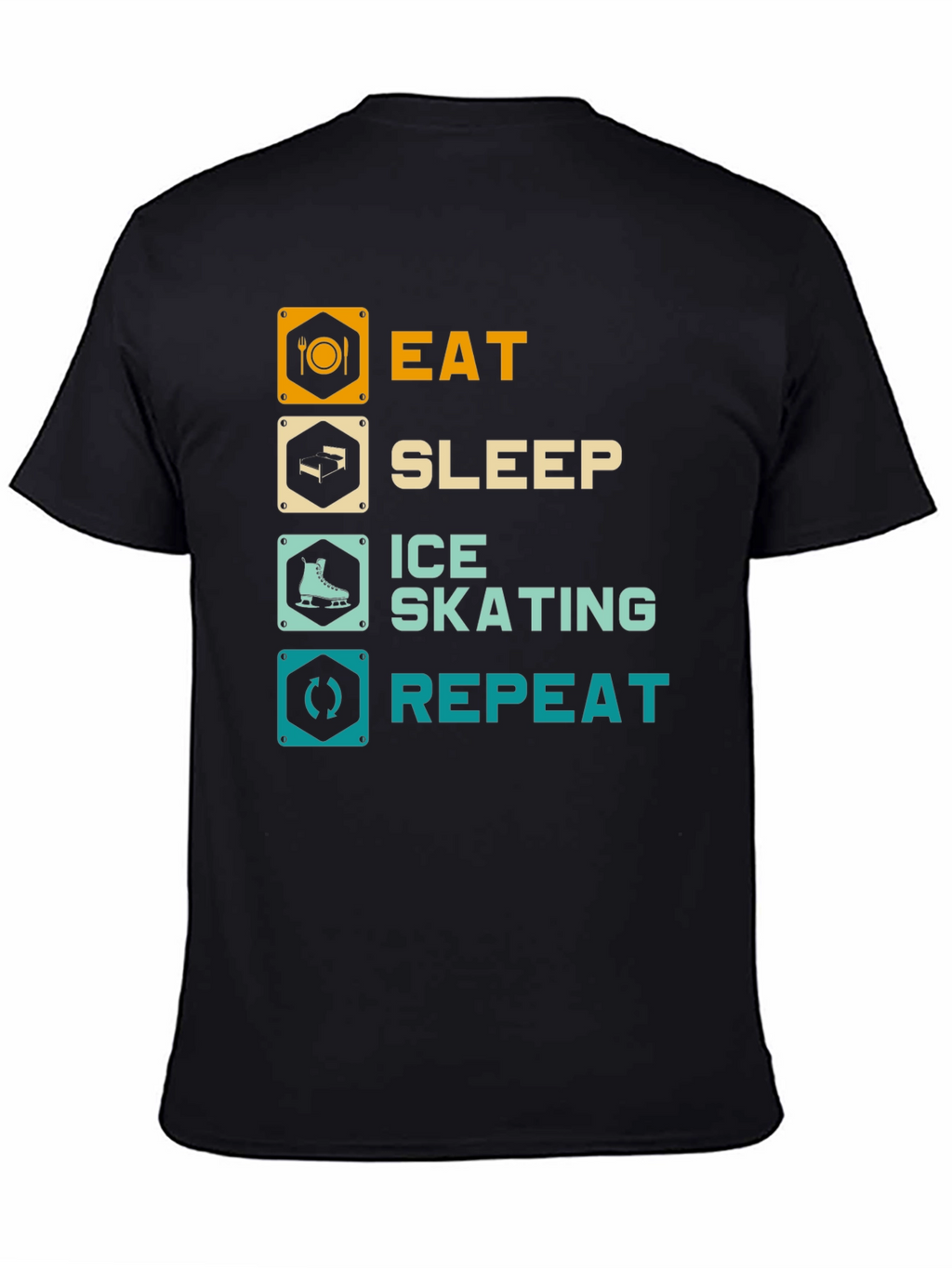 Eat Sleep Ice Skating Repeat T-Shirt